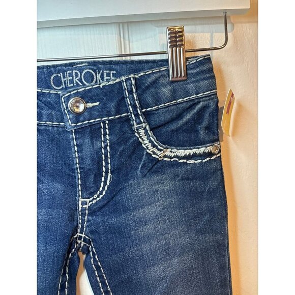 Cherokee rhinestone skinny jeans size 4 - Picture 3 of 6